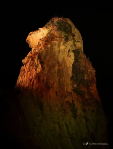 猿岩ライトアップ-大沢邦生-Kunio.Osawa